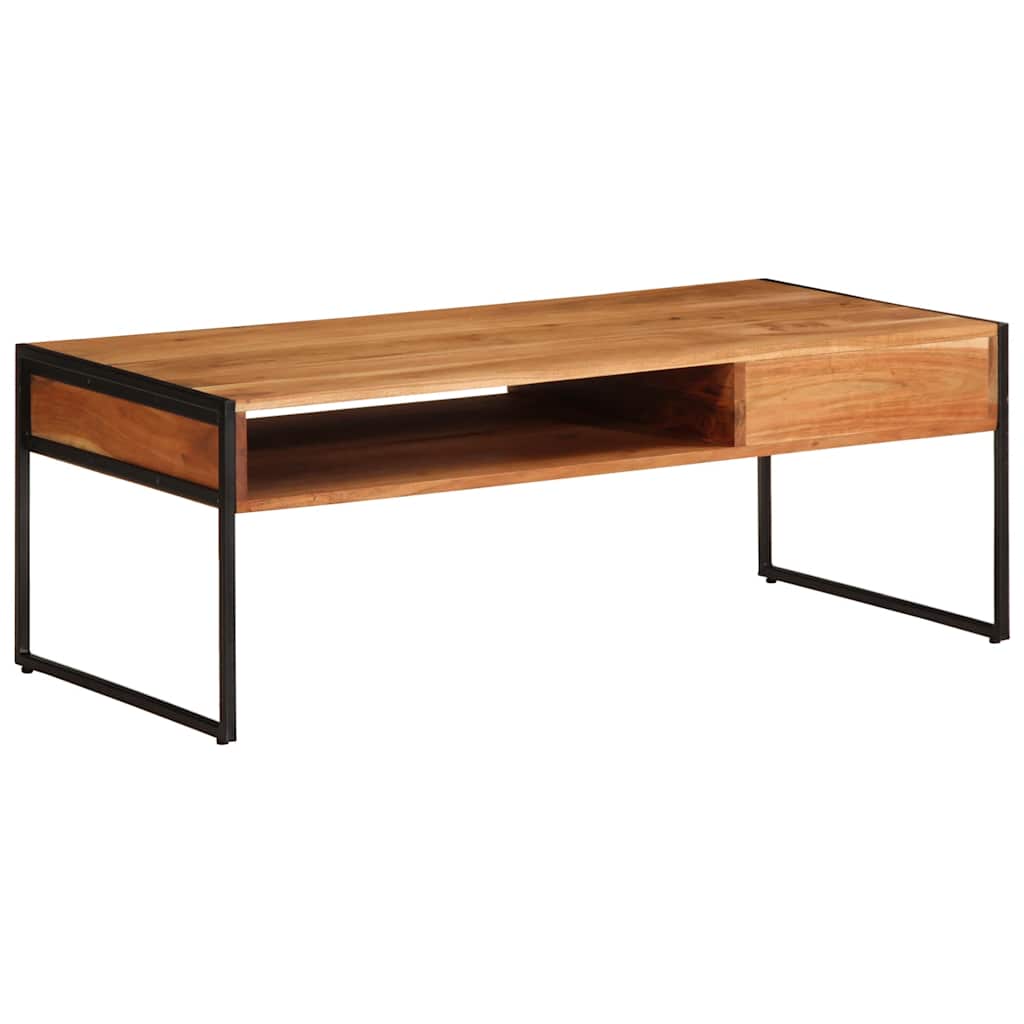 sofabord 811x55x40 cm massivt akacietræ