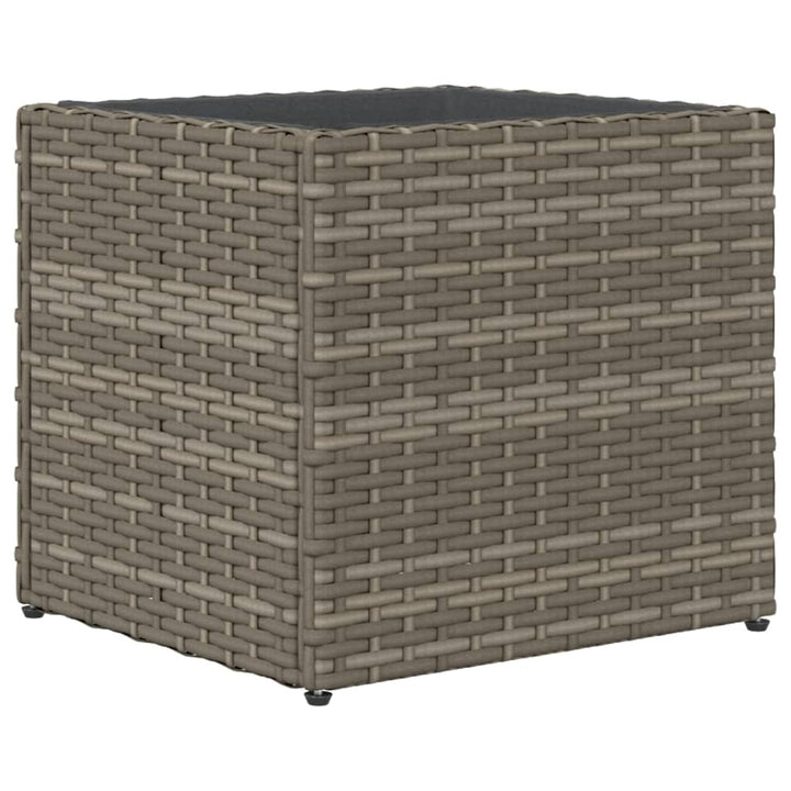 plantekasse 36x30x32 cm polyrattan grå