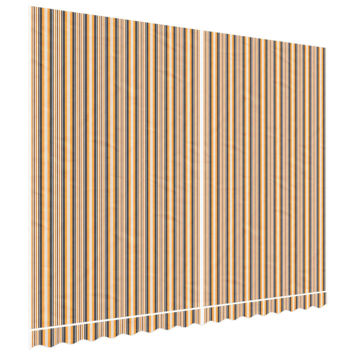 markisedug 4x3 m stribet flerfarvet