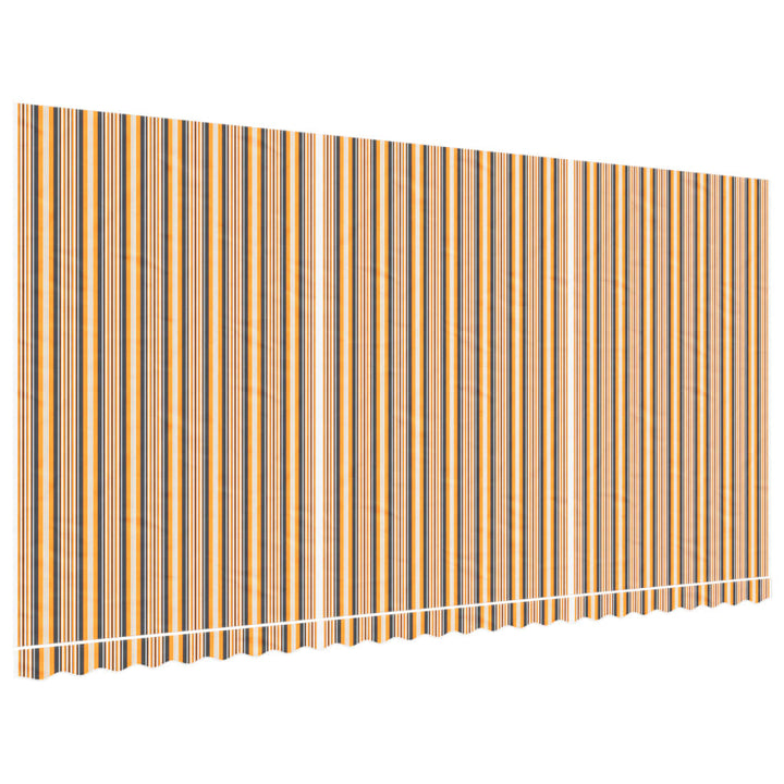 markisedug 6x3 m stribet flerfarvet