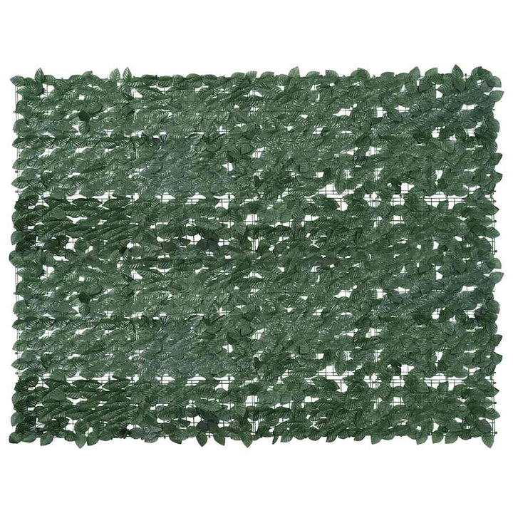 altanafskærmning 200x150 cm mørkegrønne blade