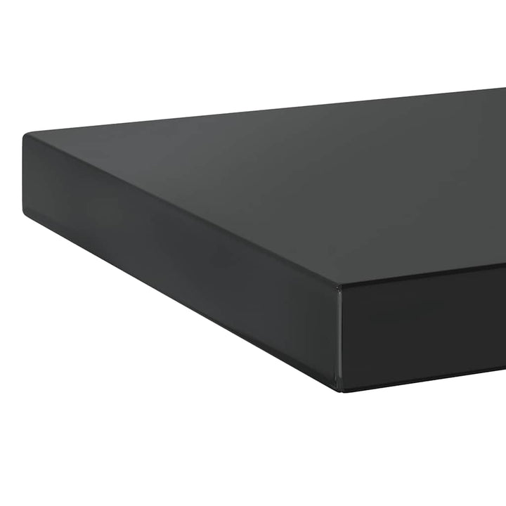 væghylder 2 stk. 50x23,5 cm rustfrit stål sort