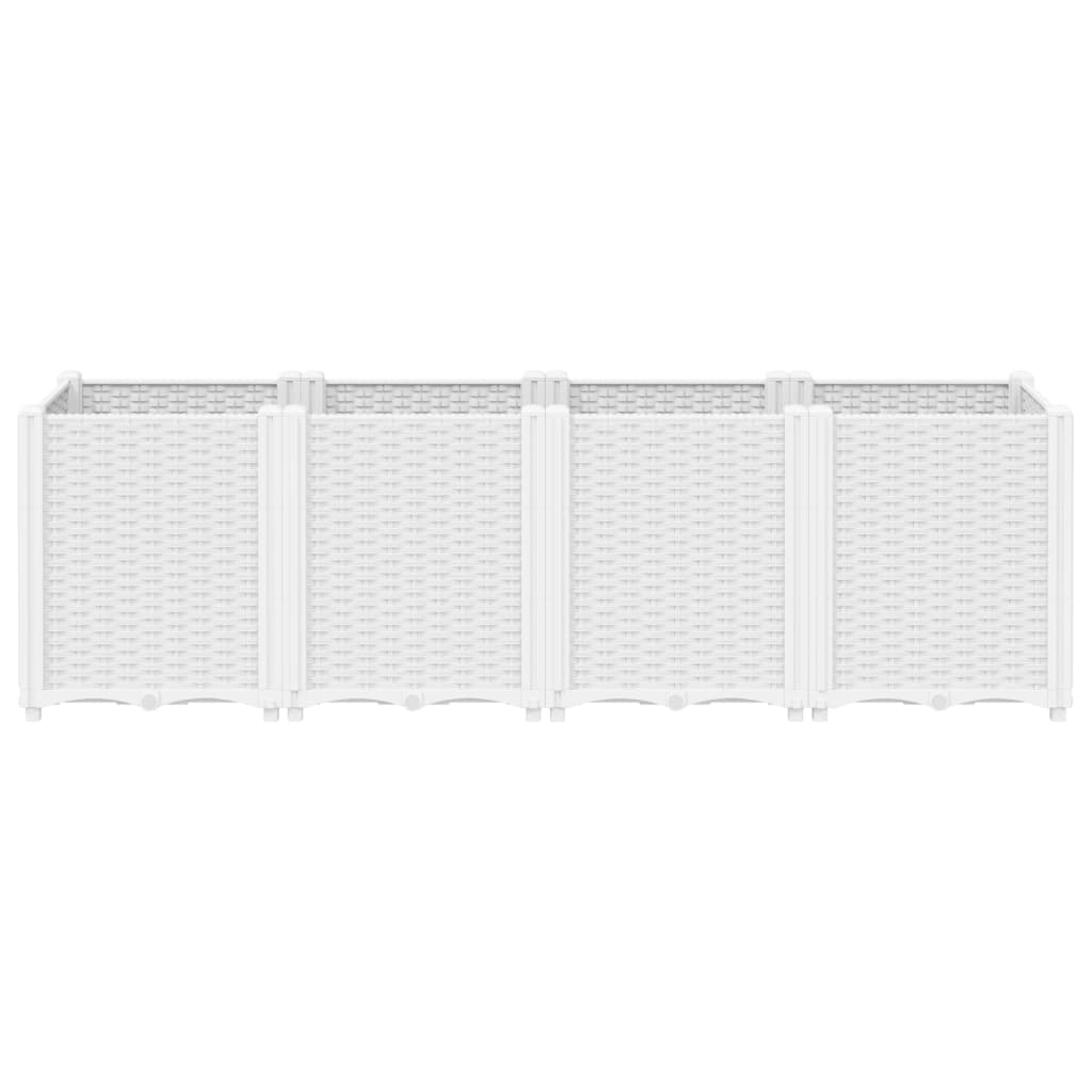 plantekasse 160x40x53 cm PP hvid