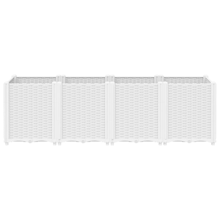 plantekasse 160x40x53 cm PP hvid
