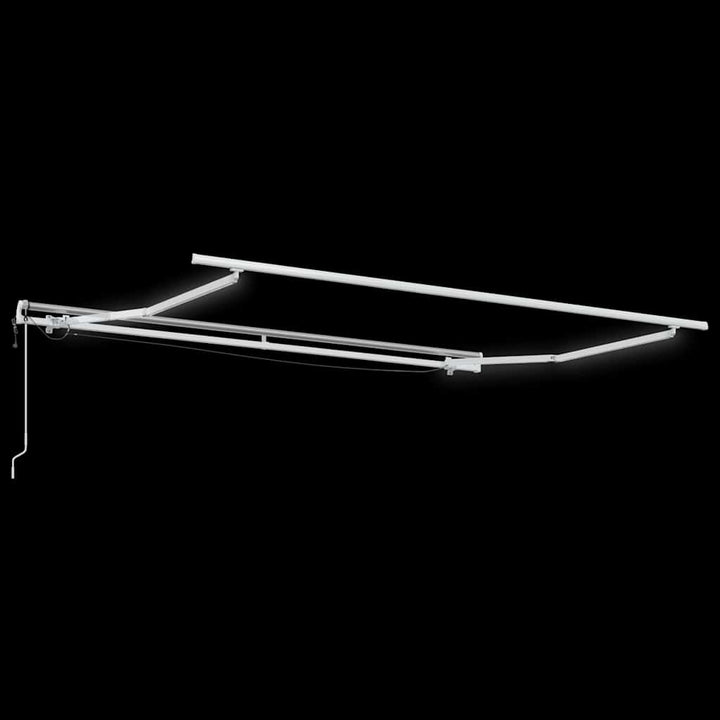 markise med LED-lys 300x250 cm automatisk betjening bordeaux