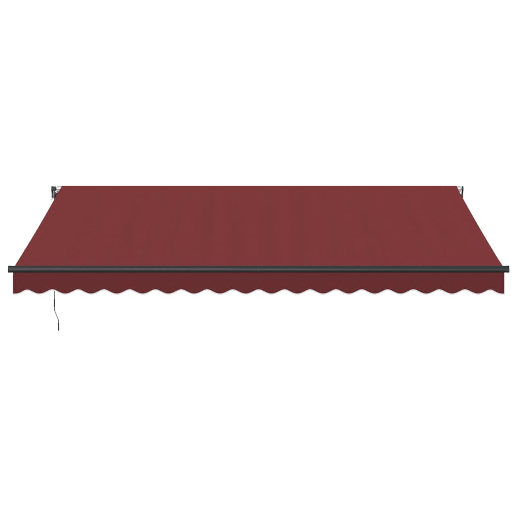 Udtrækkelig markise Bordeaux 450 × 350 cm Polyester