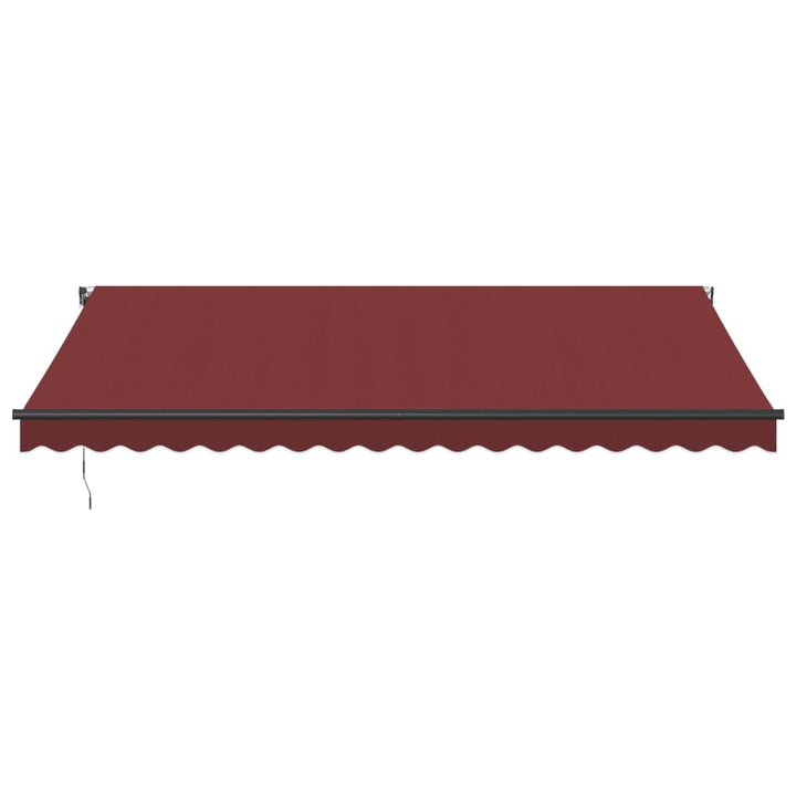 Udtrækkelig markise Bordeaux 450 × 350 cm Polyester