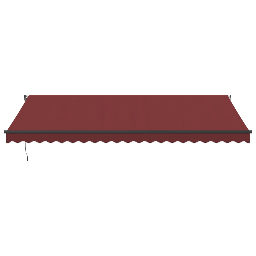Udtrækkelig markise Bordeaux 500 × 350 cm Polyester