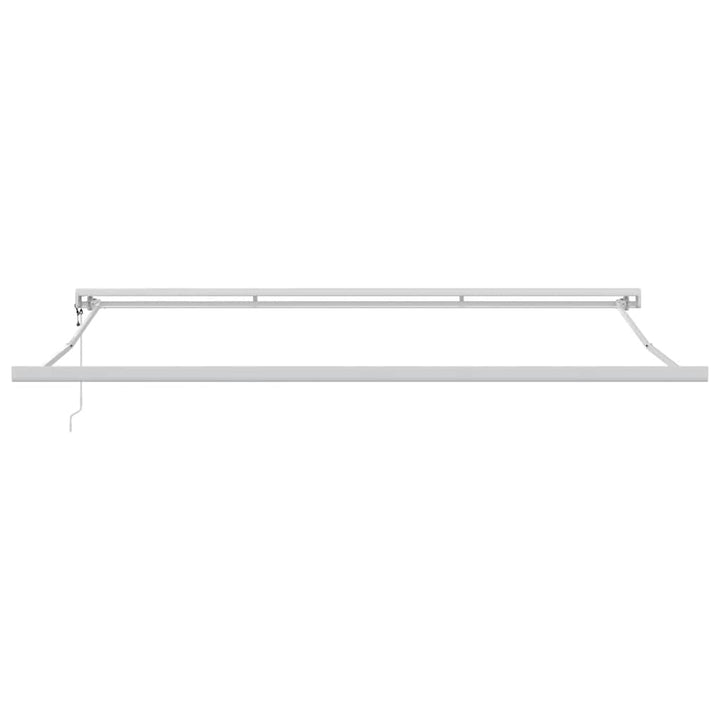 Udtrækkelig markise Bordeaux 500 × 300 cm Stof og Metal