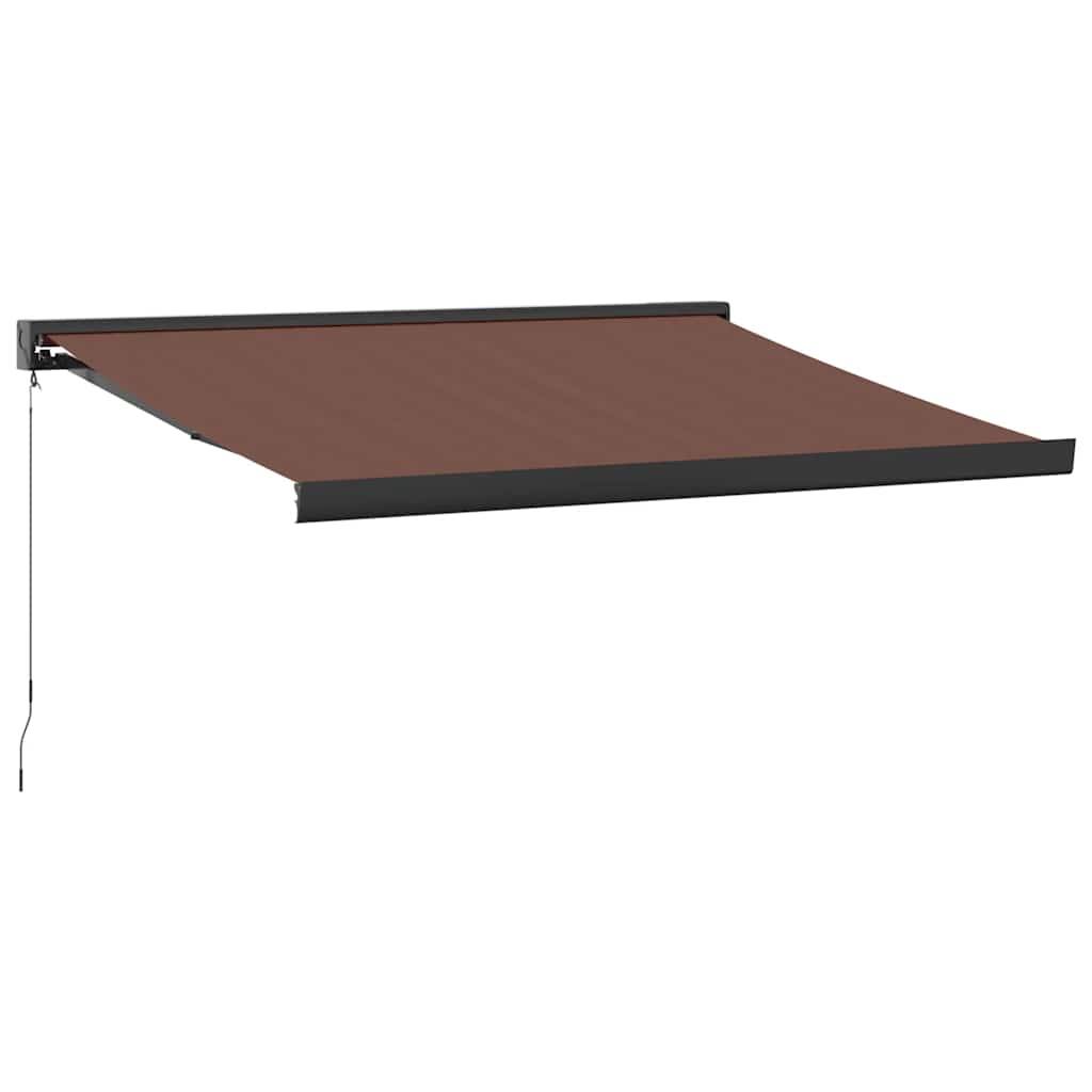 markise 350x250 cm manuel betjening brun