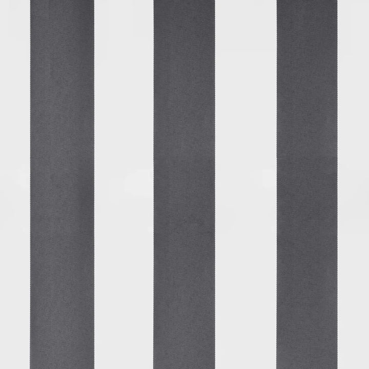 Udtrækkelig markise Anthracit og hvid 500 × 350 cm Polyester