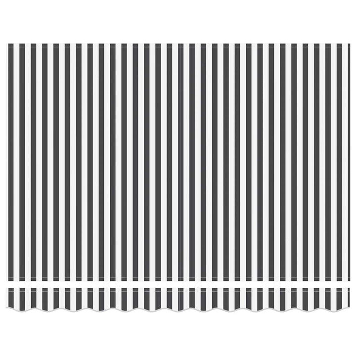 markise 300x250 cm manuel betjening antracitgrå og hvid
