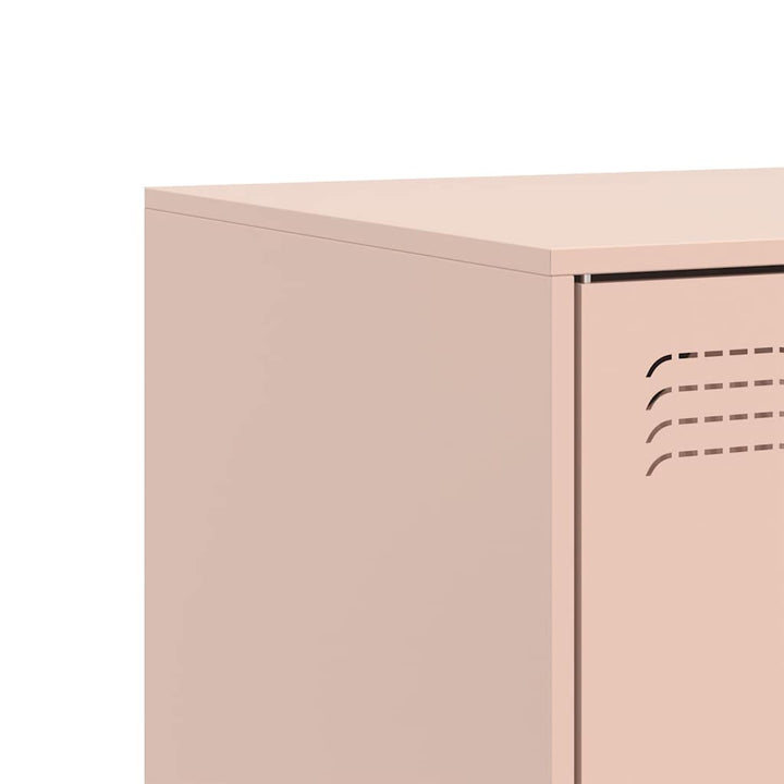 tv-borde 2 stk. 67x39x44 cm stål lyserød