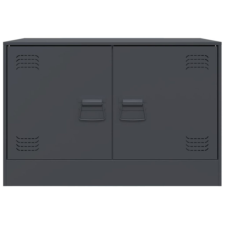 tv-borde 2 stk. 67x39x44 cm stål antracitgrå