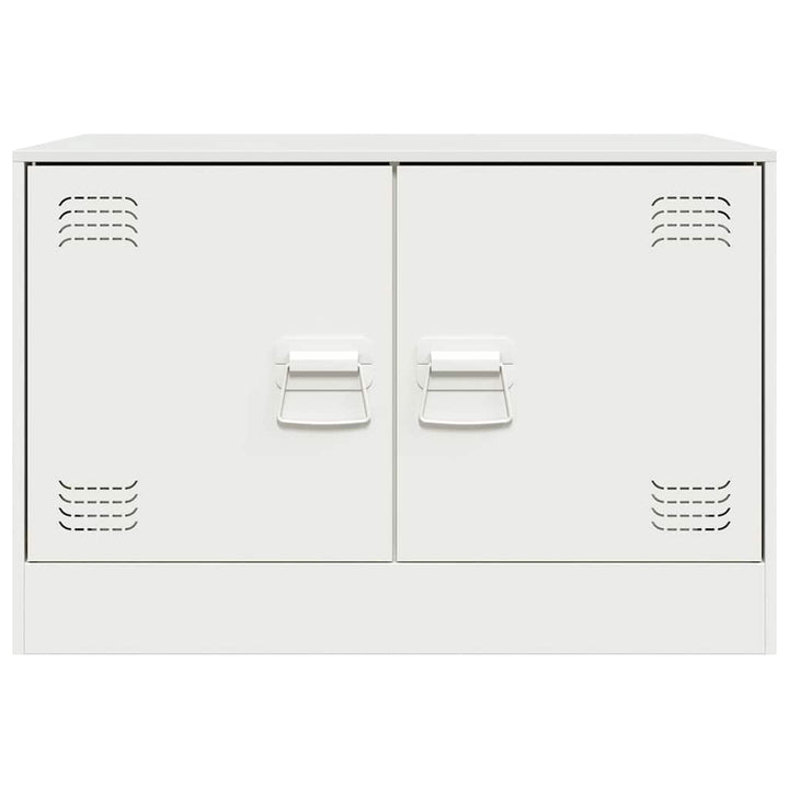 tv-bord 67x39x44 cm stål hvid