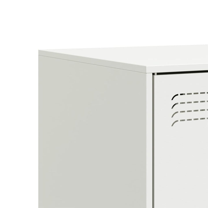 tv-bord 99x39x44 cm stål hvid
