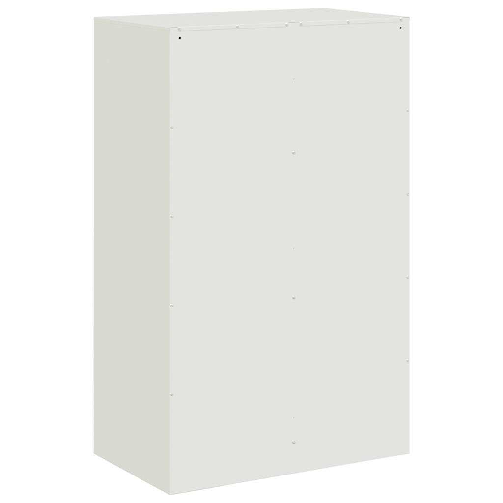 skab 67x39x107 cm stål hvid