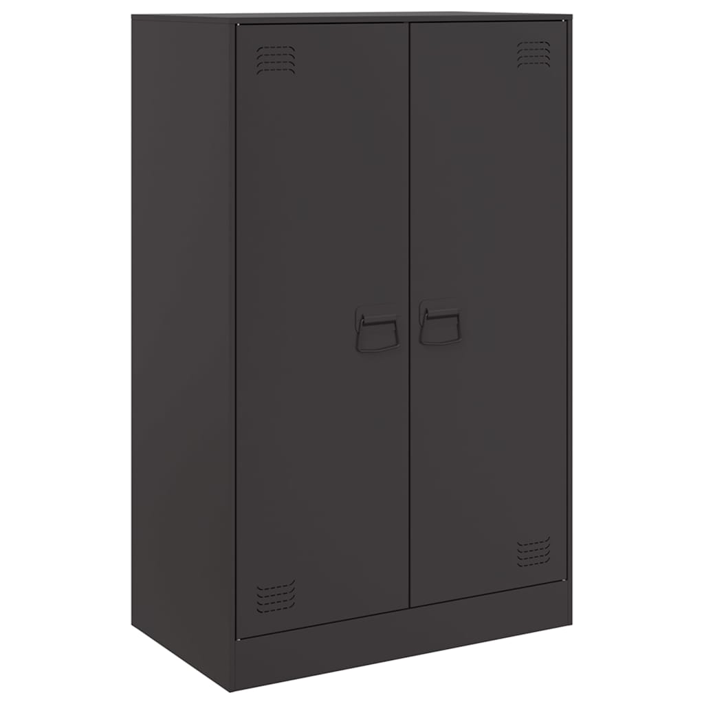 skænk 67x39x107 cm stål sort