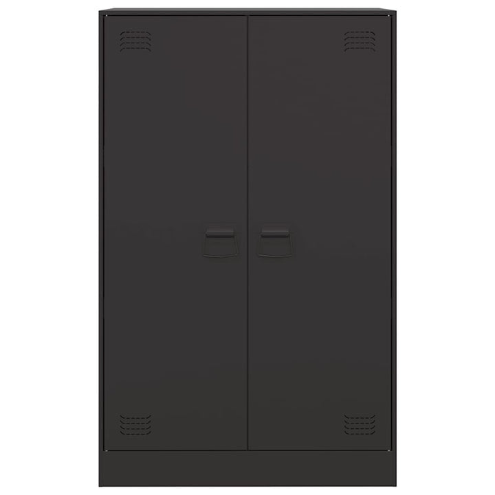 skænk 67x39x107 cm stål sort
