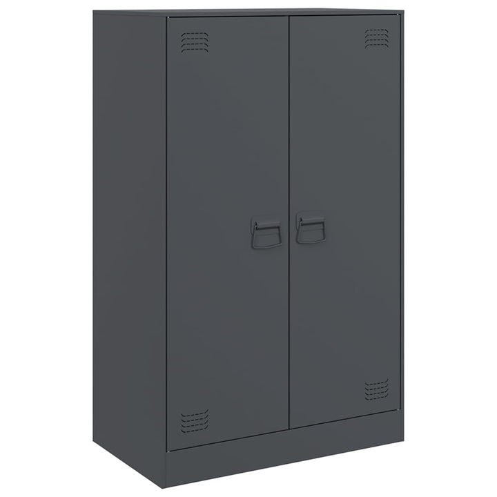 skab 67x39x107 cm stål antracitgrå