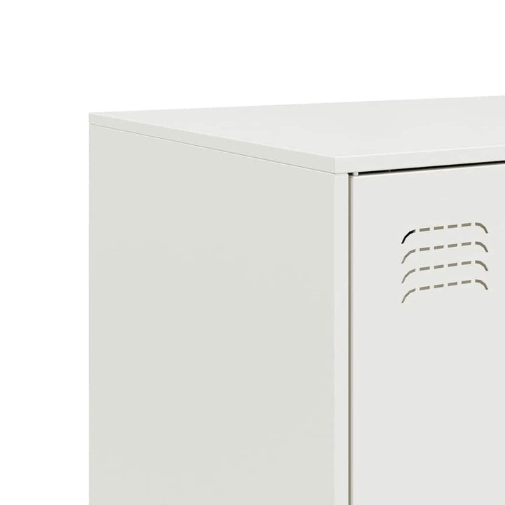 skab 67x39x107 cm stål hvid
