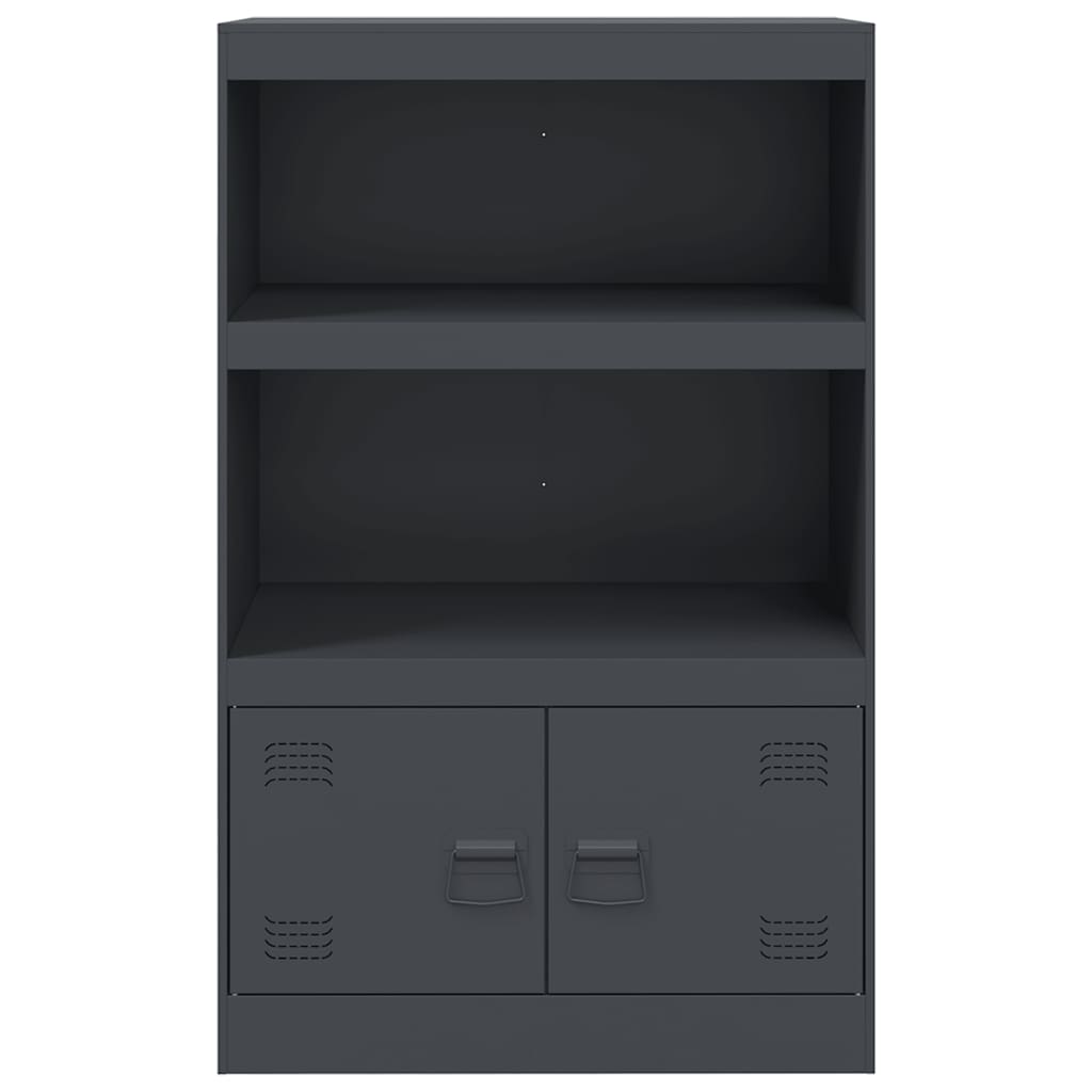 skab 67x39x107 cm stål antracitgrå
