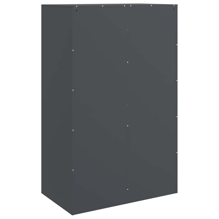 skab 67x39x107 cm stål antracitgrå
