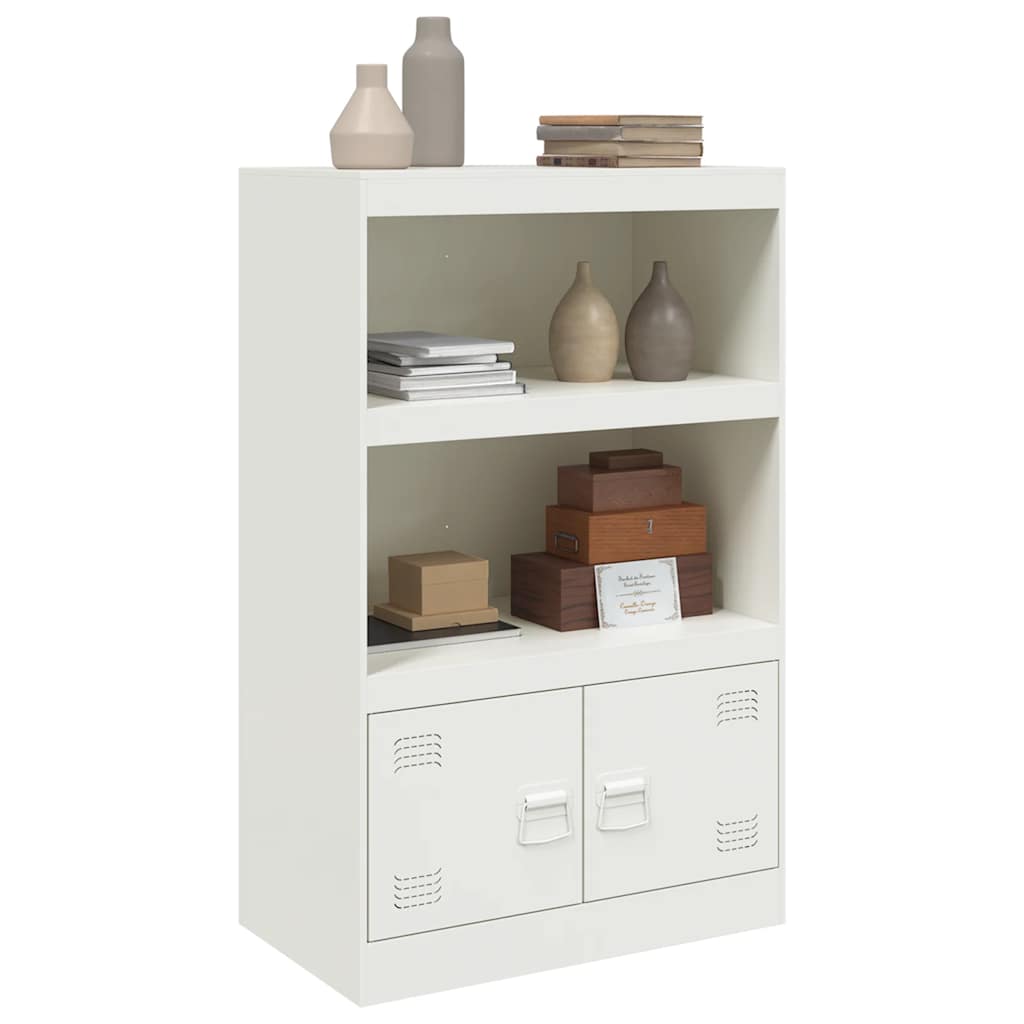 skab 67x39x107 cm stål hvid