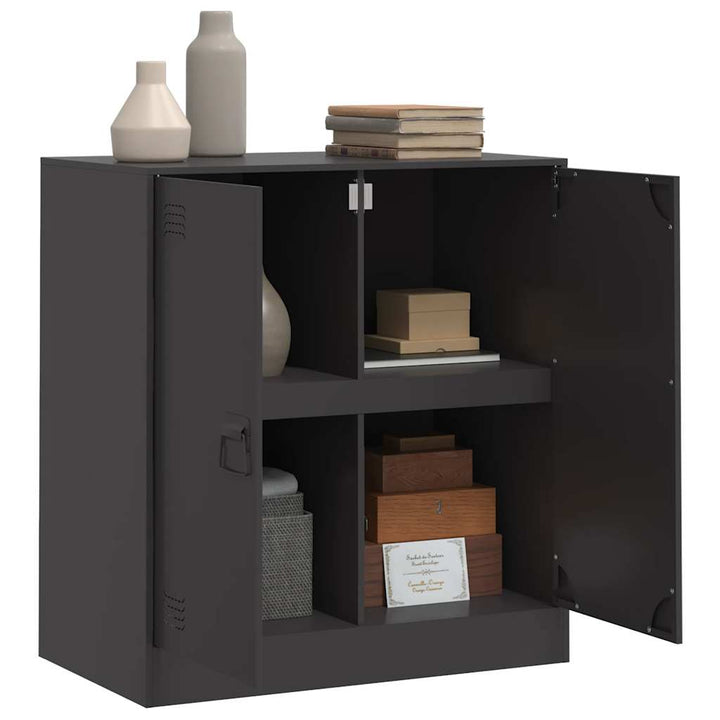 skænk 67x39x73 cm stål sort