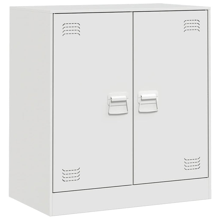 skænk 67x39x73 cm stål hvid