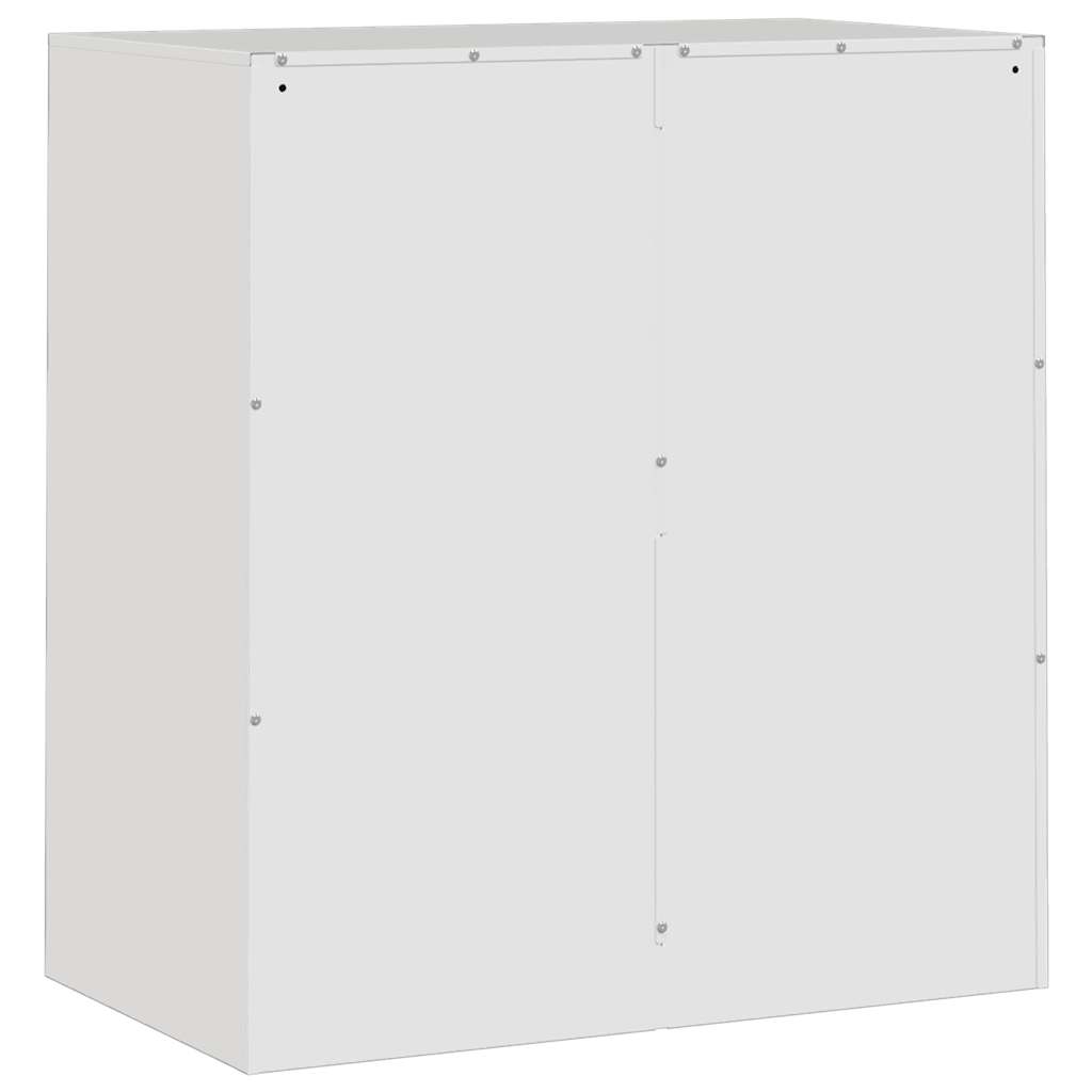 skænk 67x39x73 cm stål hvid