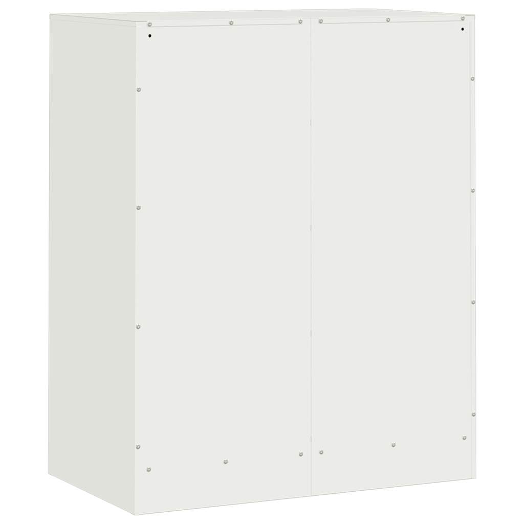 skænk 67x39x83 cm stål hvid