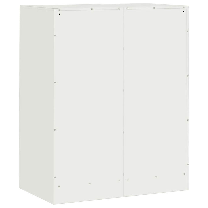 skænk 67x39x83 cm stål hvid