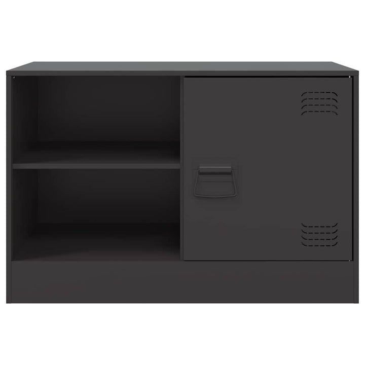 tv-bord 67x39x44 cm stål sort