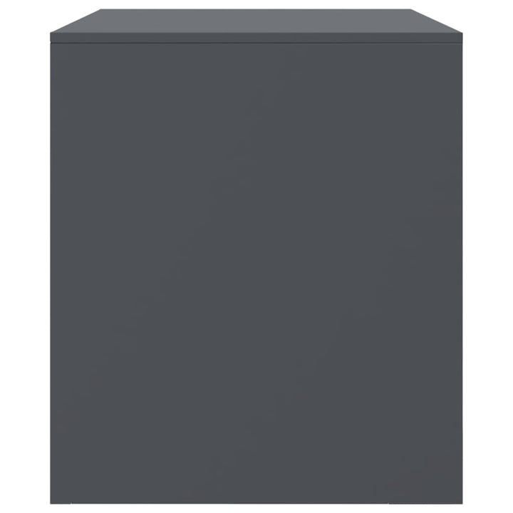tv-borde 2 stk. 67x39x44 cm stål antracitgrå