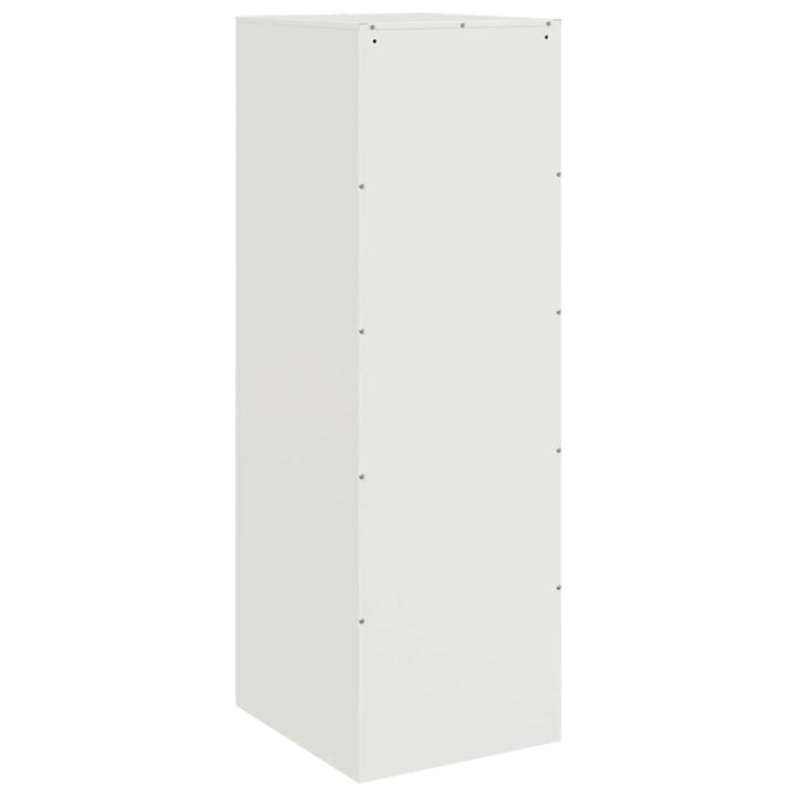 skænk 34,5x39x107 cm stål hvid