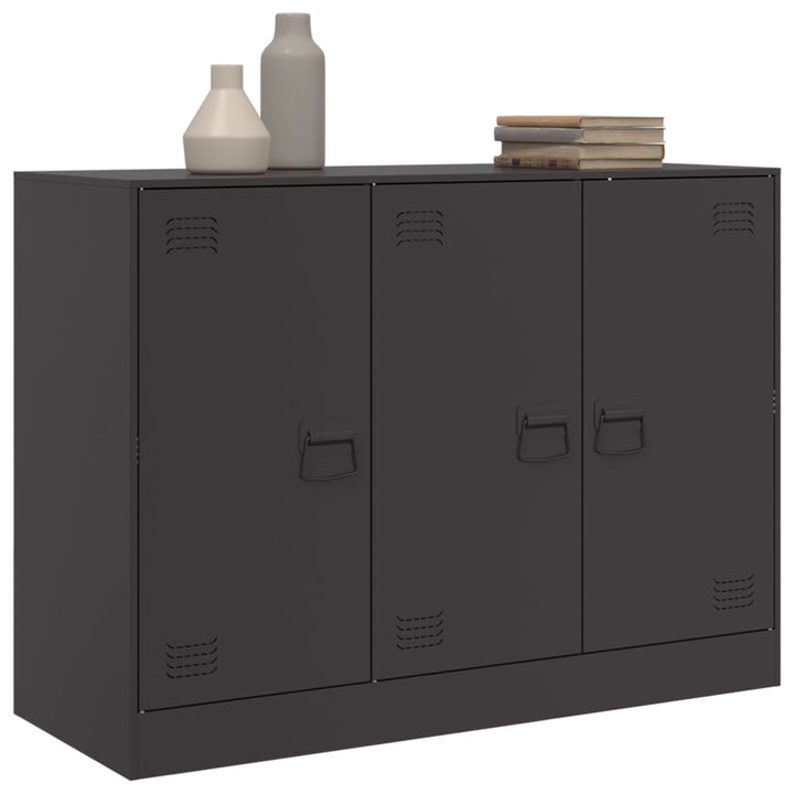 skænk 99x39x73 cm stål sort