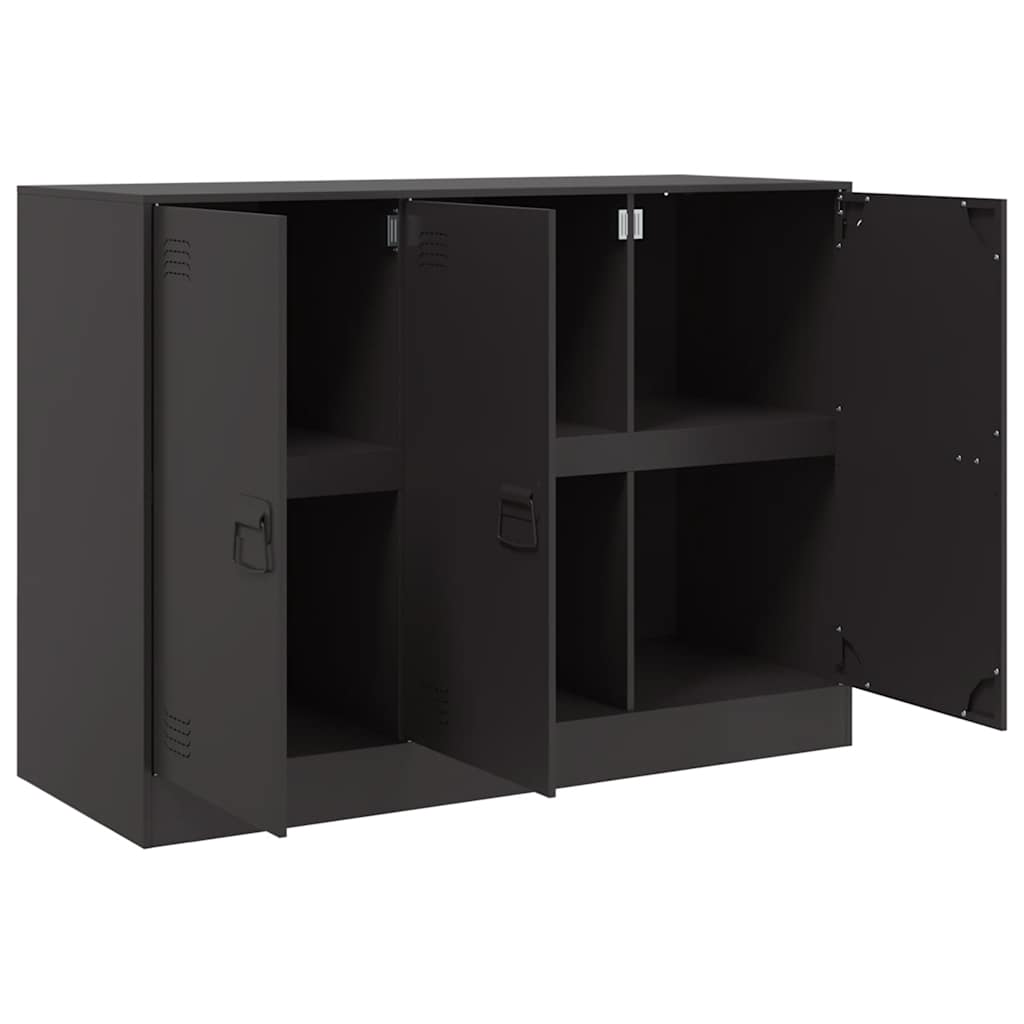 skænk 99x39x73 cm stål sort