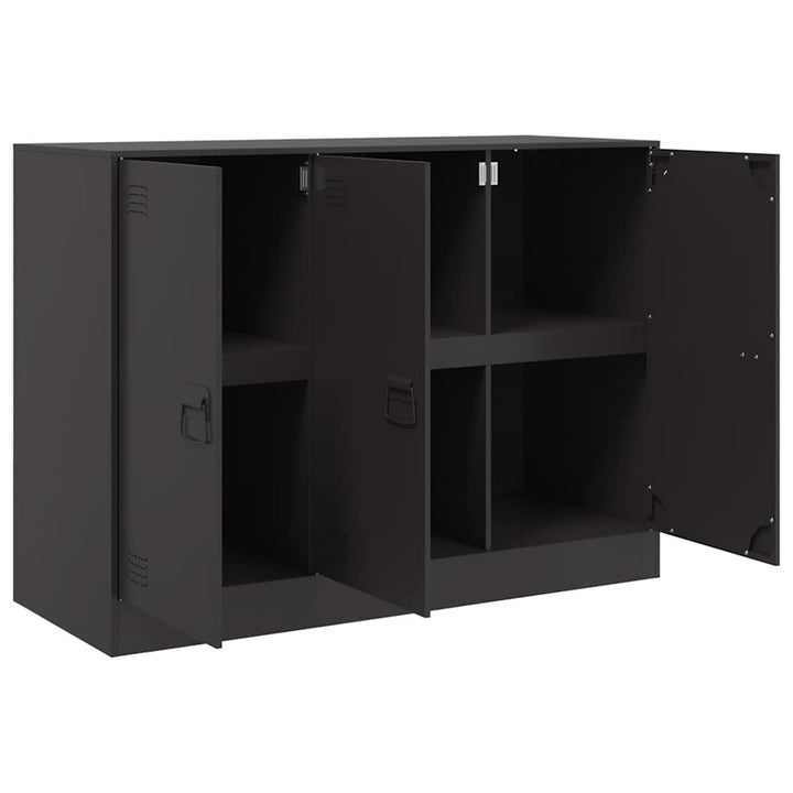 skænk 99x39x73 cm stål sort