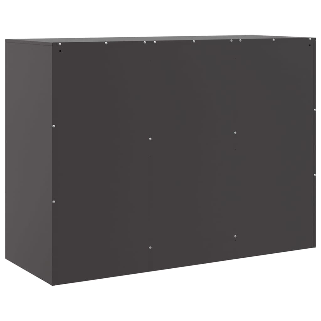 skænk 99x39x73 cm stål sort