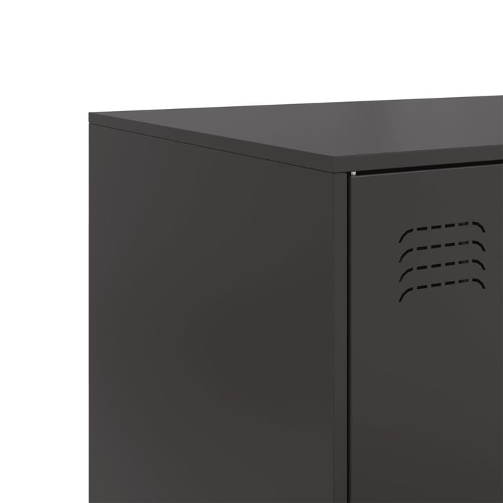 skænk 99x39x73 cm stål sort