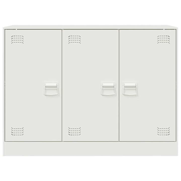 skænk 99x39x73 cm stål hvid