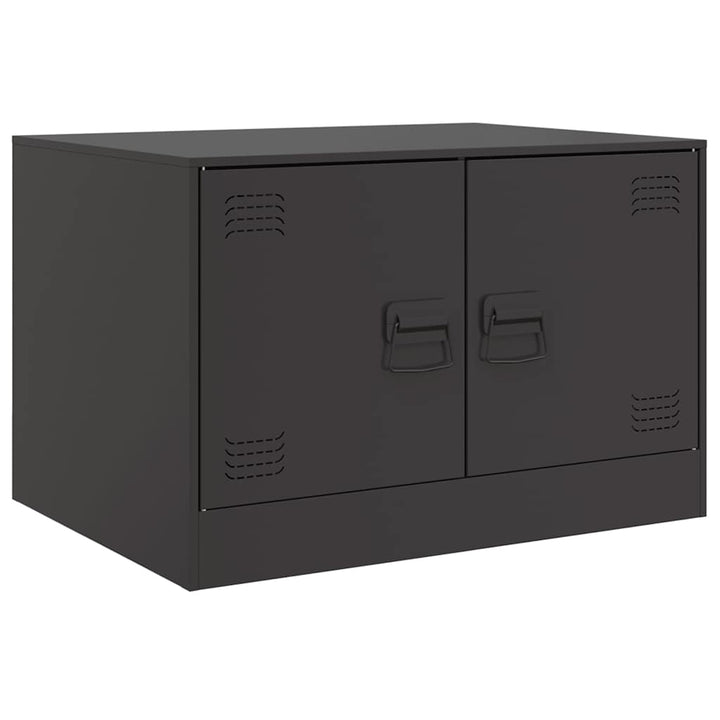 sofabord 67x50x44 cm stål sort
