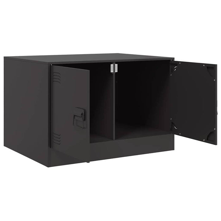 sofabord 67x50x44 cm stål sort