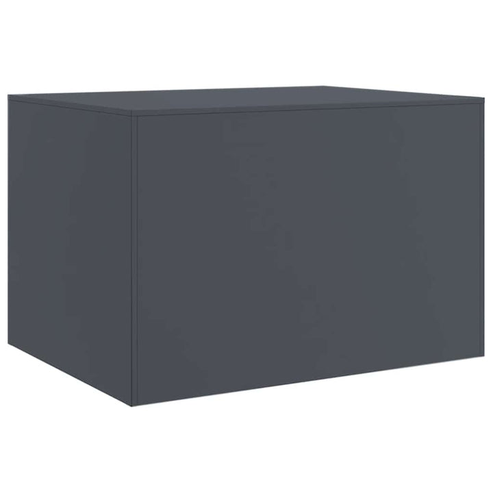 sofabord 67x50x44 cm stål antracitgrå
