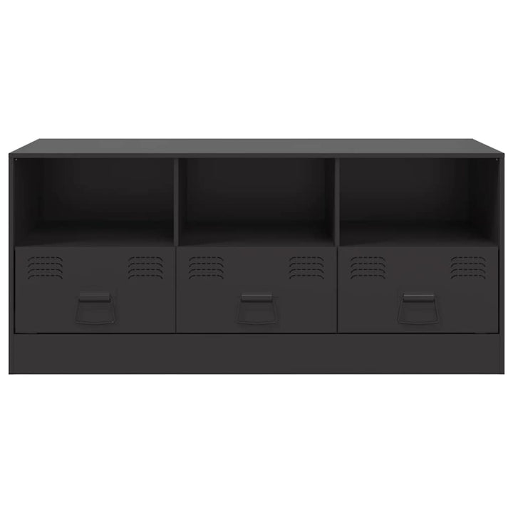 tv-bord 99x39x44 cm stål sort