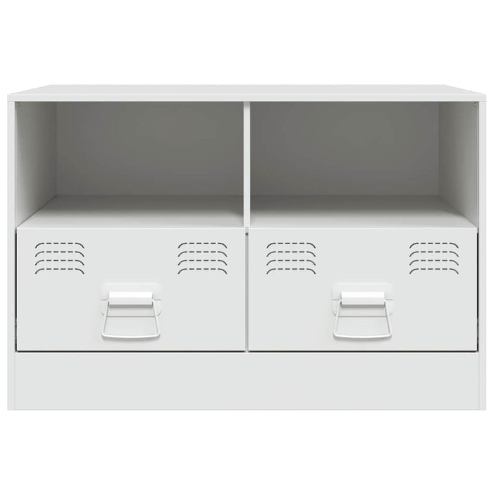 tv-bord 67x39x44 cm stål hvid