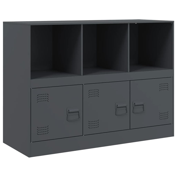 skænk 99x39x73 cm stål antracitgrå