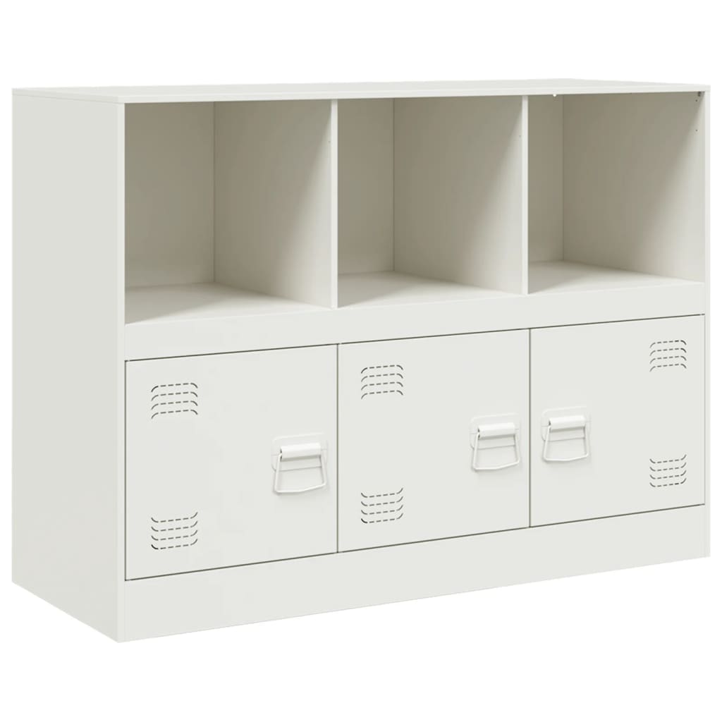 skænk 99x39x73 cm stål hvid