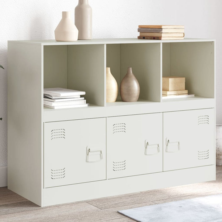 skænk 99x39x73 cm stål hvid